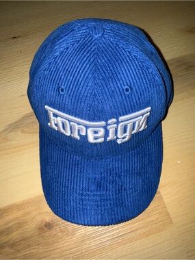 Foreign Embroidered Blue Cap